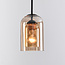 Hanglamp Topel stolpvorm - amber glas