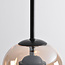 Hanglamp Topel stolpvorm - amber glas