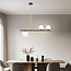 Design hanglamp Danny, 3-lichts - melkwit