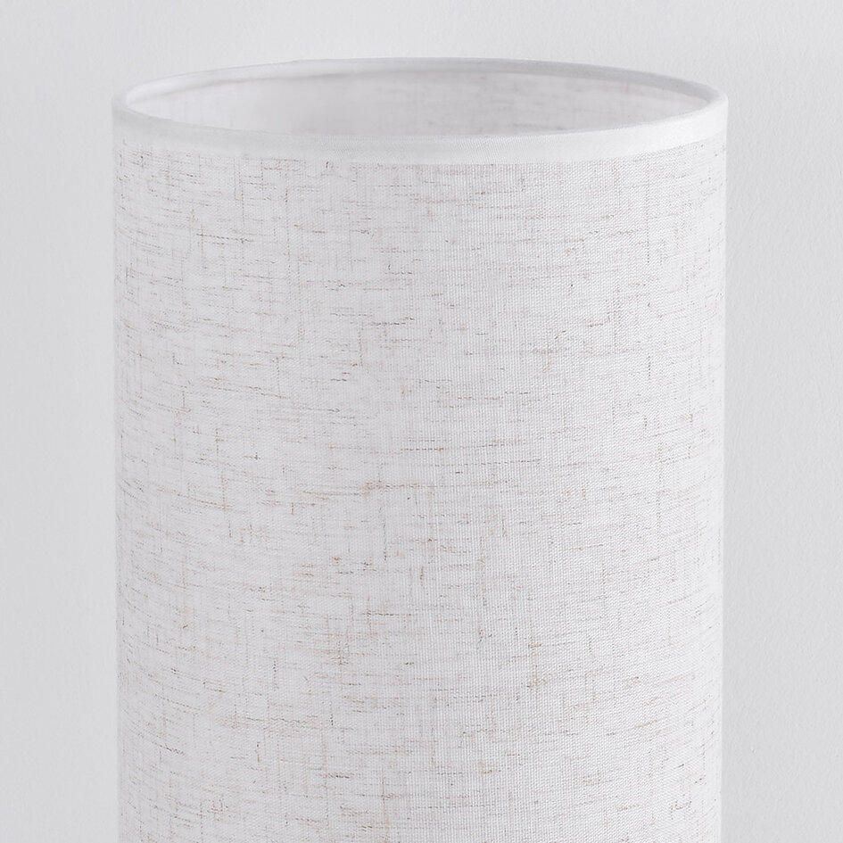 Klassieke tafellamp metaal met stoffen kap - Utrecht