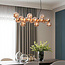 Luxe hanglamp 16-lichts amber glas - Sunita