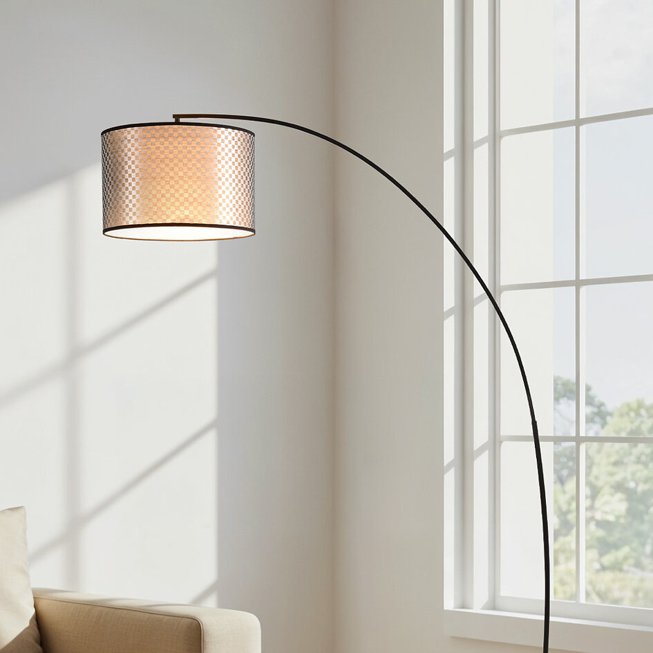 Gebogen staande lamp Jessica