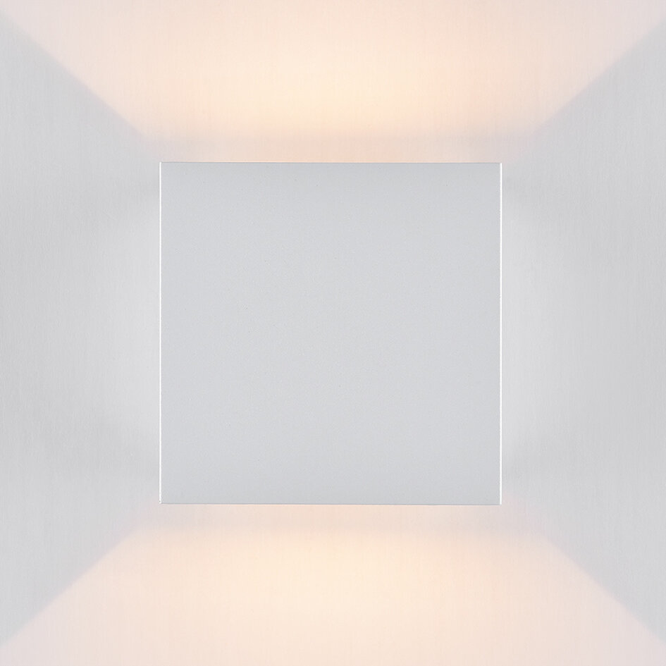 Moderne muurlamp buiten Oliver - wit