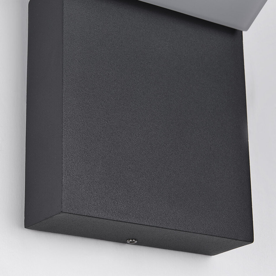 Moderne buiten muurlamp Giraffe - antraciet