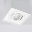 Design spot Carl, kantelbaar - wit