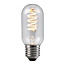 LED filament buislamp 4W, 2700K, helder glas met spiraal - dimbaar