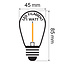 Warm witte dimbare filament lampen - 1 watt