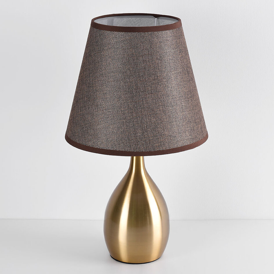 Klassieke tafellamp met stoffen kap - Malaga