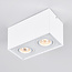 Design spot Timmy kantelbaar, 2-lichts - wit
