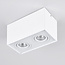 Design spot Timmy kantelbaar, 2-lichts - wit