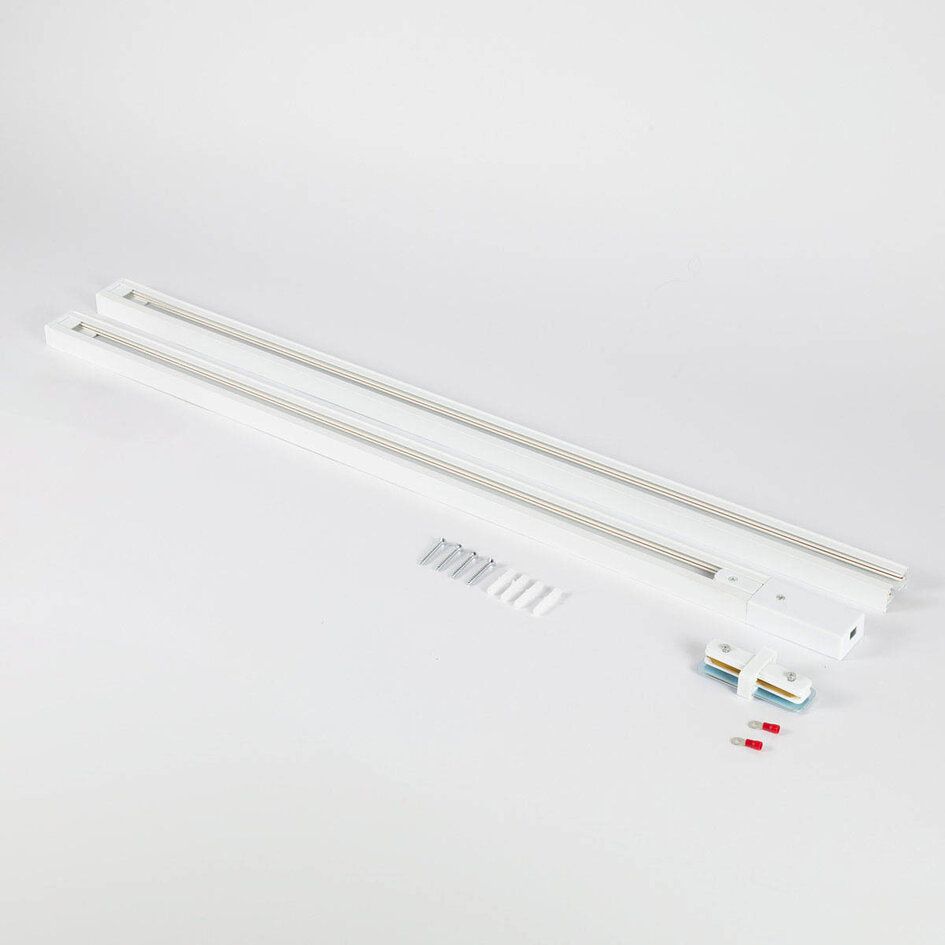 1,5 meter starterset voor 1-fase railverlichting - wit