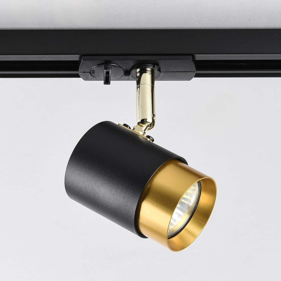 Modern 1-fase railsysteem van 3 meter met Lexi spots - spots op rail