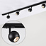 Design railsysteem van 1,5 meter 1-fase  met Dex spots - plafond rail