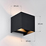 Buiten wandlamp Daisy dim-to-warm - mat zwart