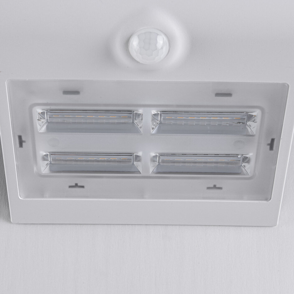 Solar buitenwandlamp Single Conan 3,2W met sensor - wit