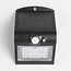Solar wandlamp Alien 1,5W met sensor - zwart