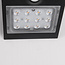 Solar wandlamp Alien 1,5W met sensor - zwart