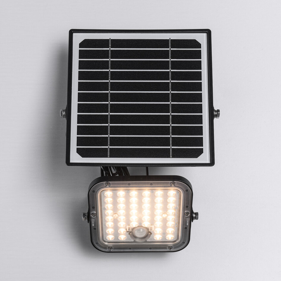 10W solar LED floodlight voor buiten met sensor - Calem