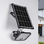 3OW solar LED floodlight voor buiten met sensor - Nick