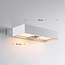 Solar buiten wandlamp Grish met sensor - wit