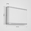 Platte buiten wandlamp 12W Demi - wit