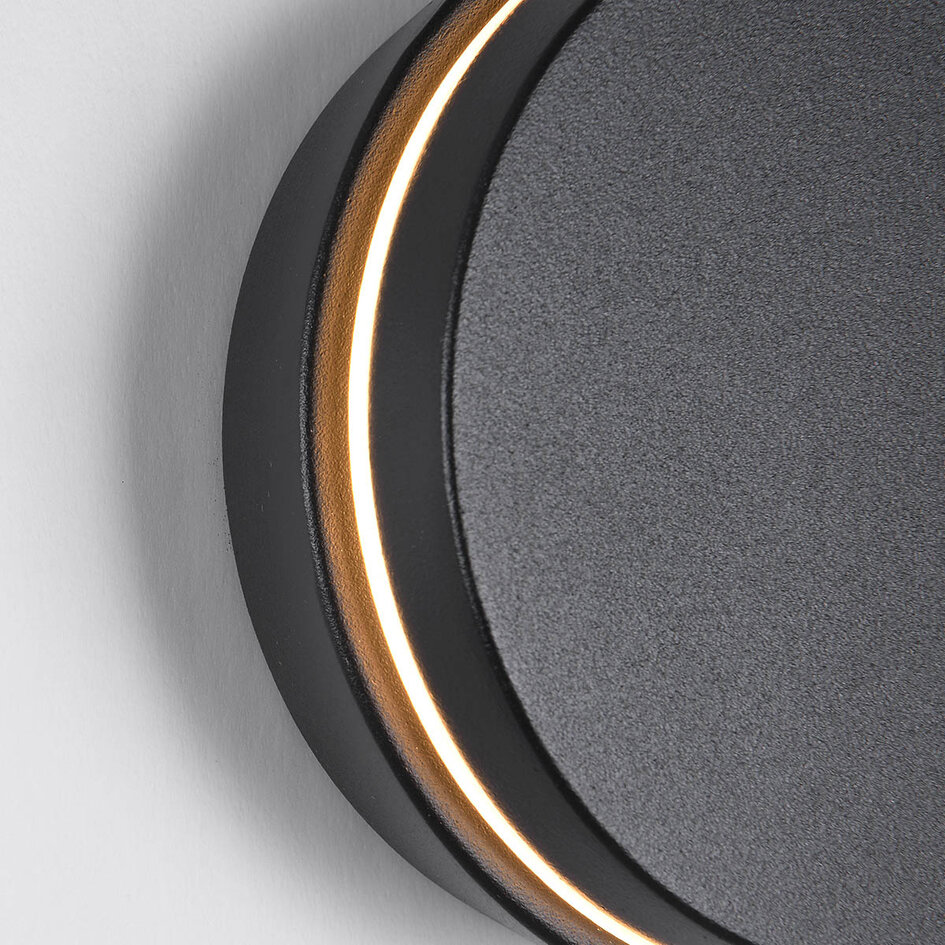 Design wandlamp Muriel uitschuifbaar - zwart