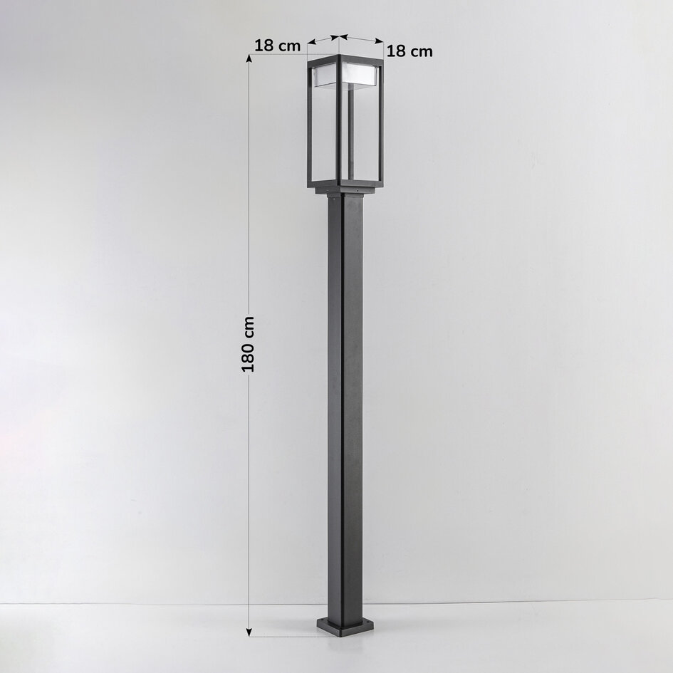 Staande buitenlamp, 180 cm - Charles