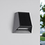 Solar buiten wandlamp met sensor Sonia