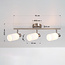 Plafondlamp 3-lichts Talia