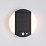 Moderne solar buitenwandlamp met sensor  zwart - Blitz