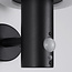 Moderne solar buitenwandlamp zwart met sensor - Sandrine