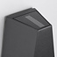 Design zwarte wandlamp Quinn - 2-lichts