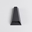 Design zwarte wandlamp Quinn - 2-lichts