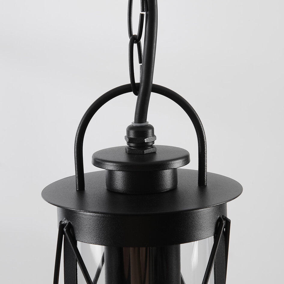 Industriële hanglamp buiten Jayce - zwart