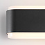 Design wandlamp buiten Cale - zwart
