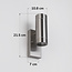 Design RVS buitenwandlamp 2-lichts - Saul