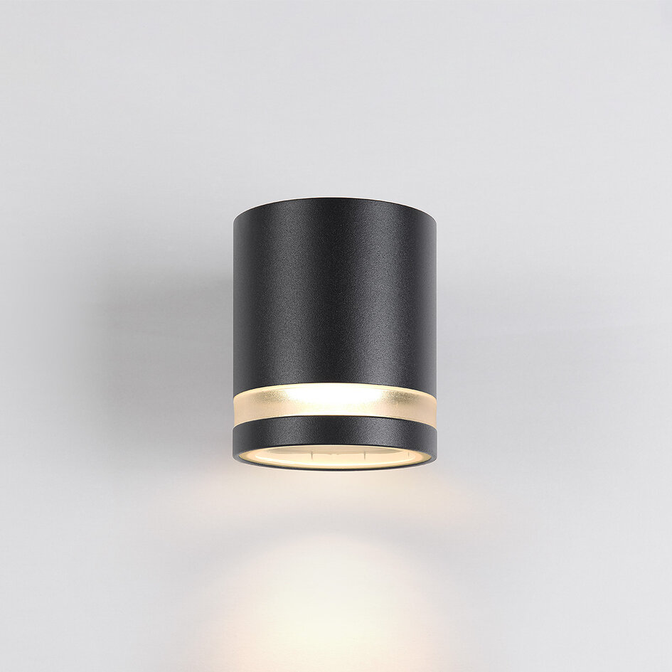 Moderne buitenwandlamp Dahlia - zwart