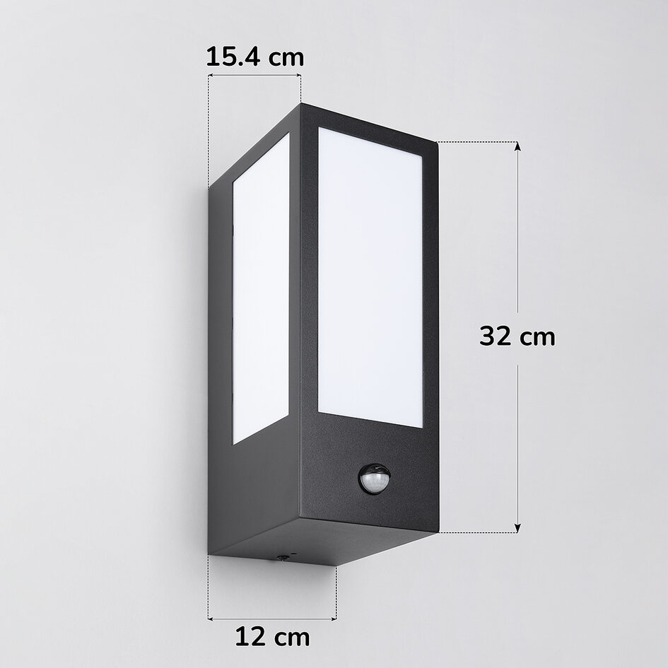 Wandlamp Lyon met sensor