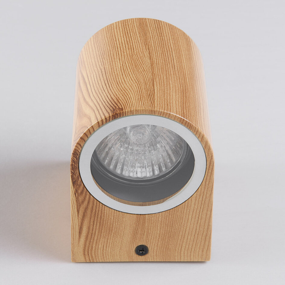 Wandlamp in houtoptiek - Tommaso