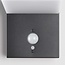 Moderne solar wandlamp zwart met sensor - Halo