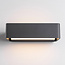Donkergrijze design muurlamp - Raf