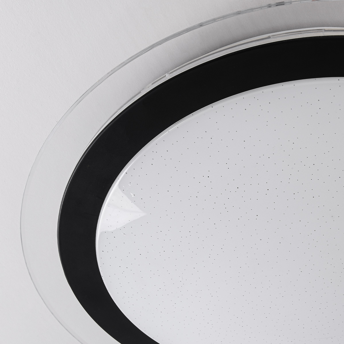 Creatieve plafondlamp, rond, dimbaar, met afstandsbediening, LED, modern, minimalistisch, plafondlamp, woonkamer, keuken, slaapkamer, verlichting 3000-6000K, 58cm