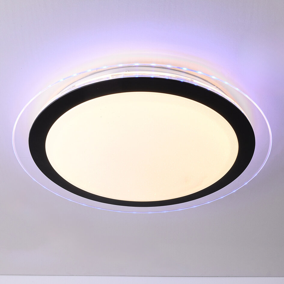 Plafondlamp Maisy met RGBW functie, afstandsbediening en geheugenfunctie