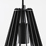 1-lichts hanglamp Gabbia - zwart