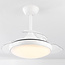Plafondventilator wit incl. LED en afstandsbediening - Haizea