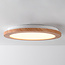 Plafondlamp 3-staps dimbaar met houten rand - Camille