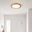 Plafondlamp 3-staps dimbaar met houten rand - Camille