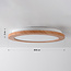 Plafondlamp 3-staps dimbaar met houten rand - Camille