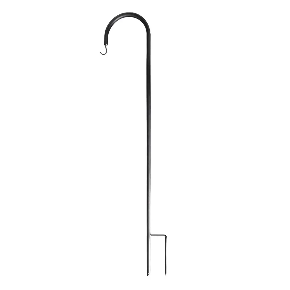 Metalen tuinpalen met haak 120 cm - set van 5 stuks