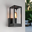 Industriële wandlamp Judy - zwart